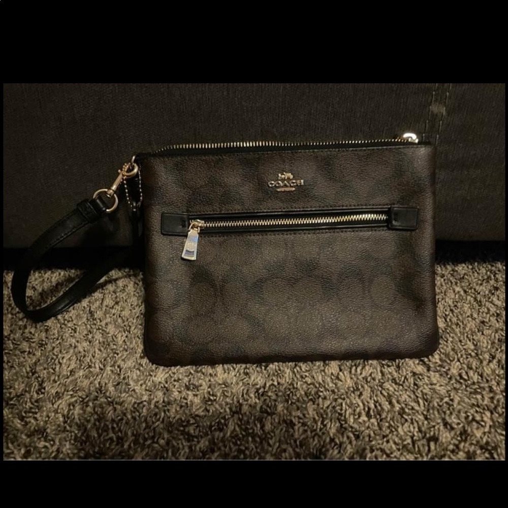 Coach large wristlet